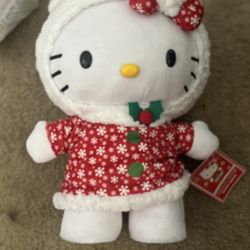 HELLO KITTY Christmas holiday Greeter    New 