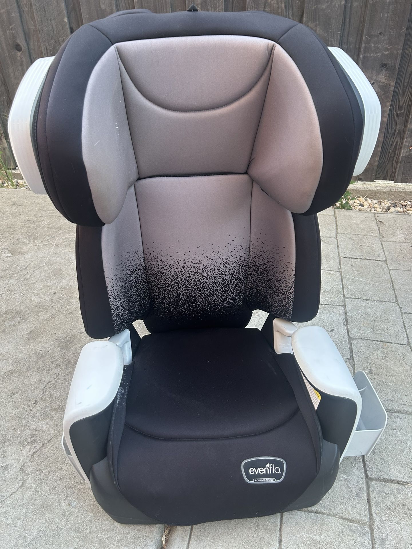 Evenflo Baby Car Seat Brown With Black Dots White