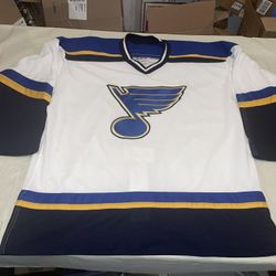 Nwt Mens 54 Authentic St Louis Blues CCM Jersey Mic Sewn White New 1990s 2001