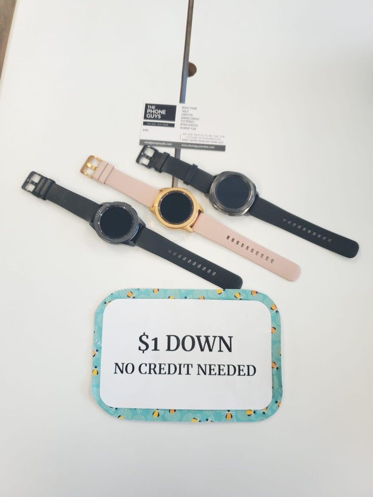 Samsung Galaxy Watch Active 90 DAY WARRANTY $1 DOWN NO CREDIT NEEDED