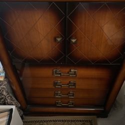 Solid Mahogany Armoire Chest Of Drawers