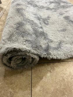 Rug 5 X 7 Feet White And Grey