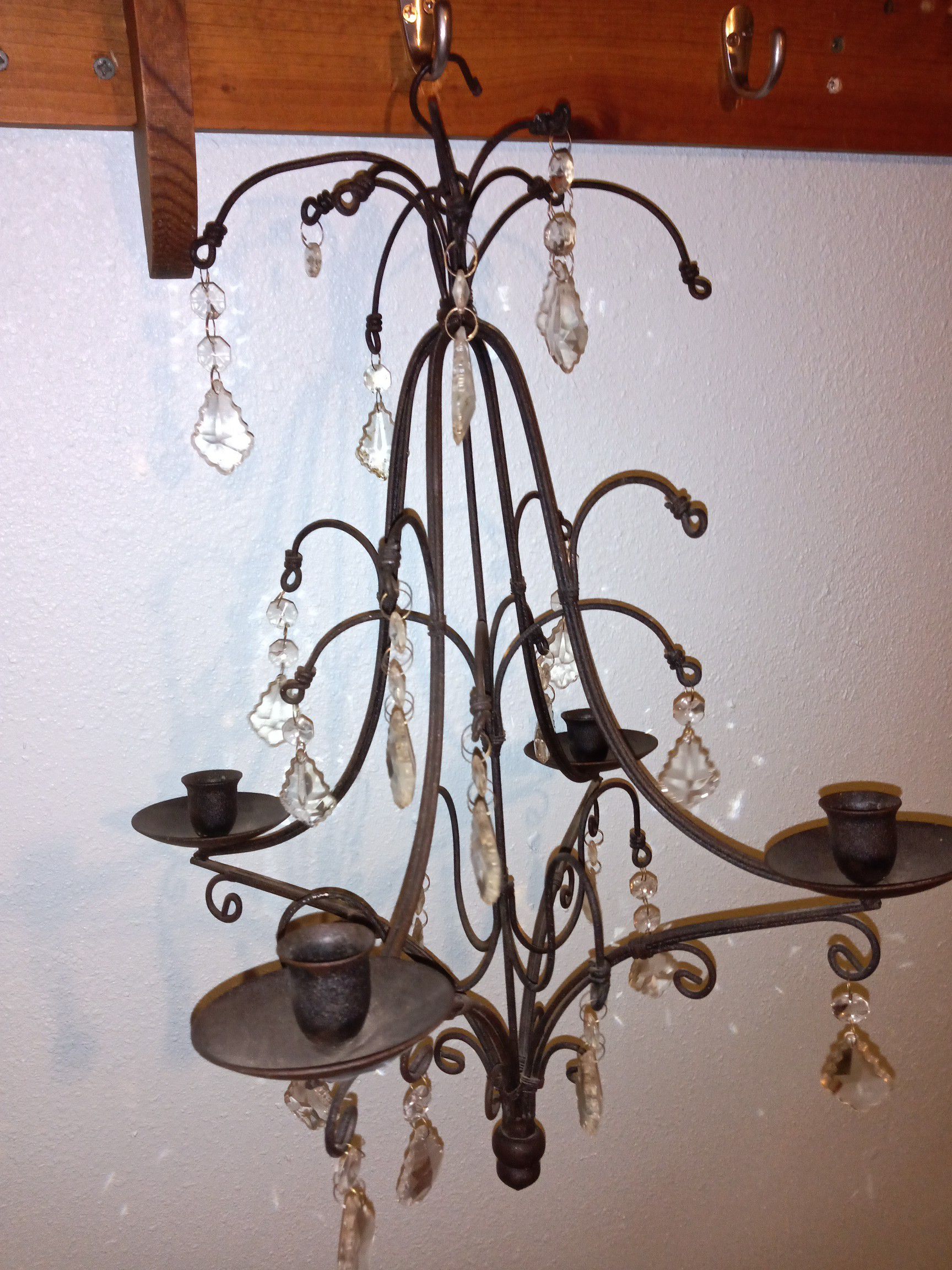Candle holder chandelier