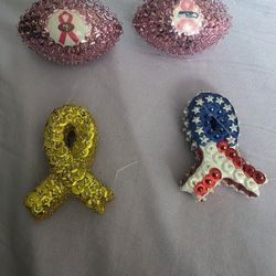 Hand Made Sequin Ornaments 