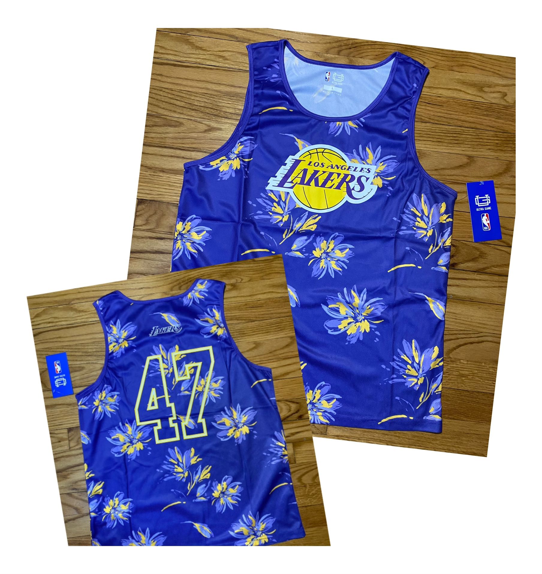 Los Angeles Lakers Ultra Game purple Tank Top Shirt Men’s sz M,L & XL available NEW!!