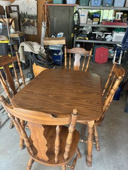 Table and 4 Chairs 