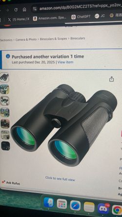 High power waterproof binoculars