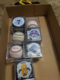 Collectable baseballs