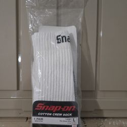 Snap On Cotton Socks 1 Pair Large 