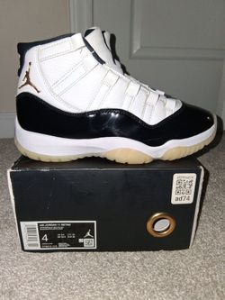Air Jordan 11 Retro White Metallic Gold Black