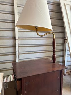 Nightstand with Lamp