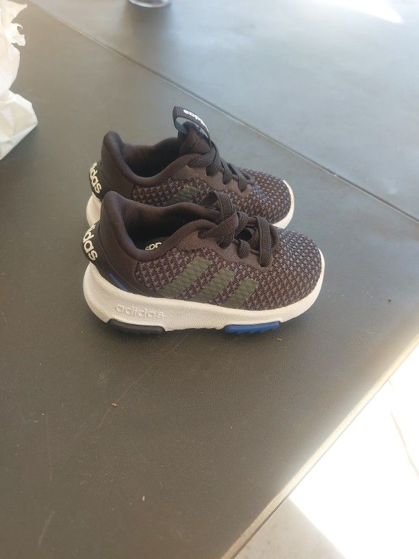 adidas Racer TR Toddler Shoes Db1870 Size 3K Black