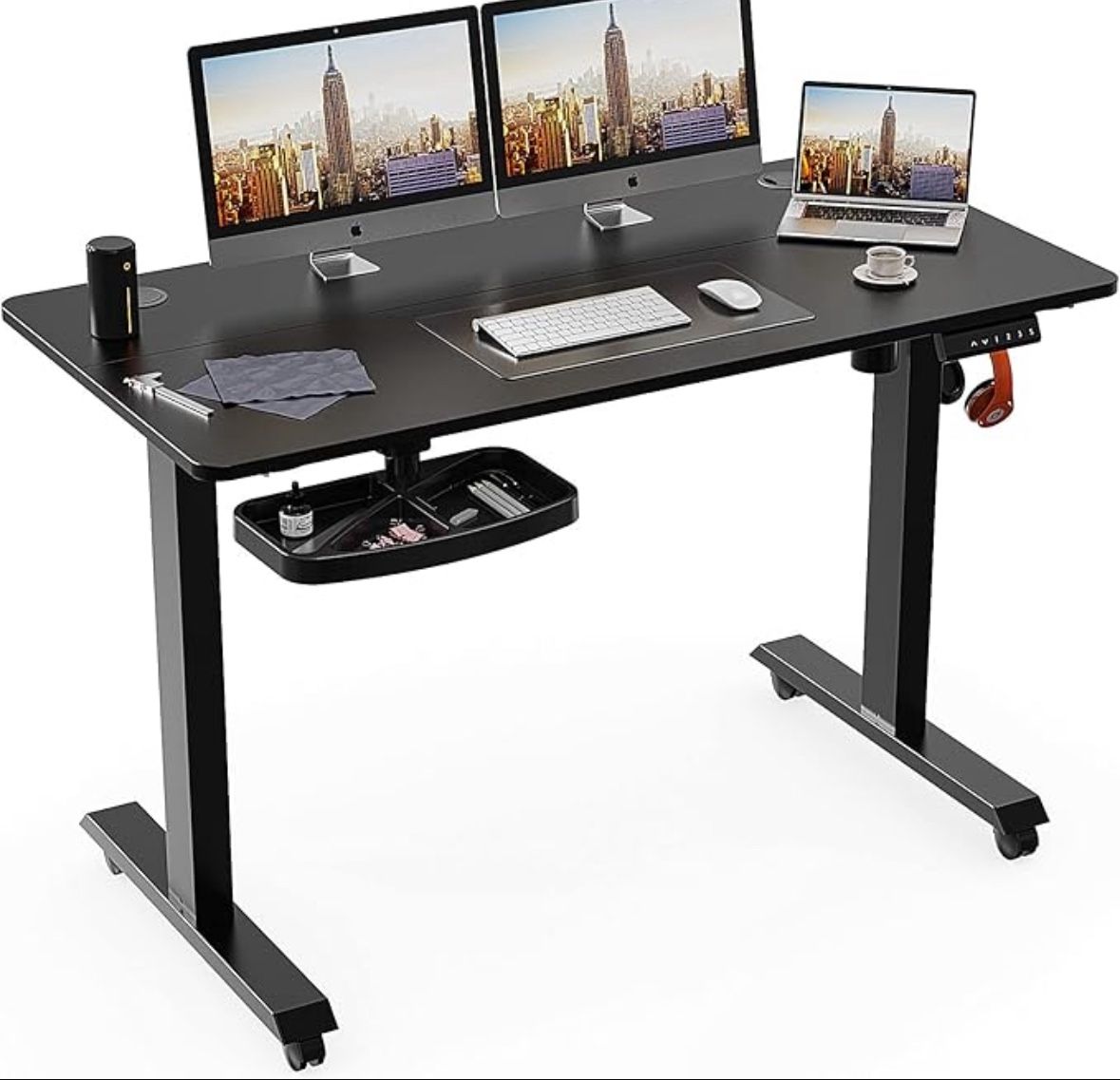 Electric Height Adjustable Standing Desk 48*24 Inch