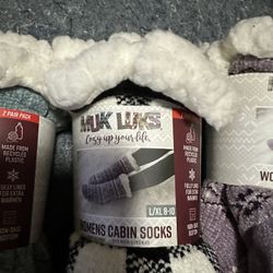 MUK LUKS Women's Cabin Sock 