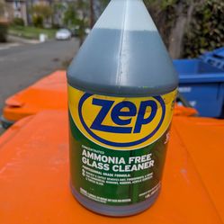 ZEP, ammonia free glass cleaner 1 gallon, never opened