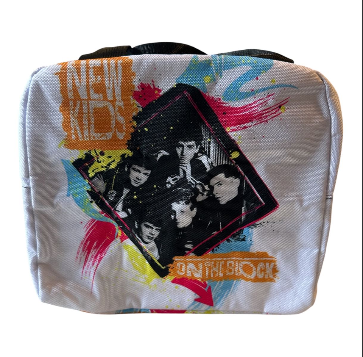 New Kids on the Block Soft Lunch Bag 9x9x5 Retro Boy Band Fan Collectible NKOTB