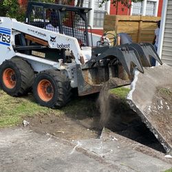 Bobcat Skid Steer Work. 