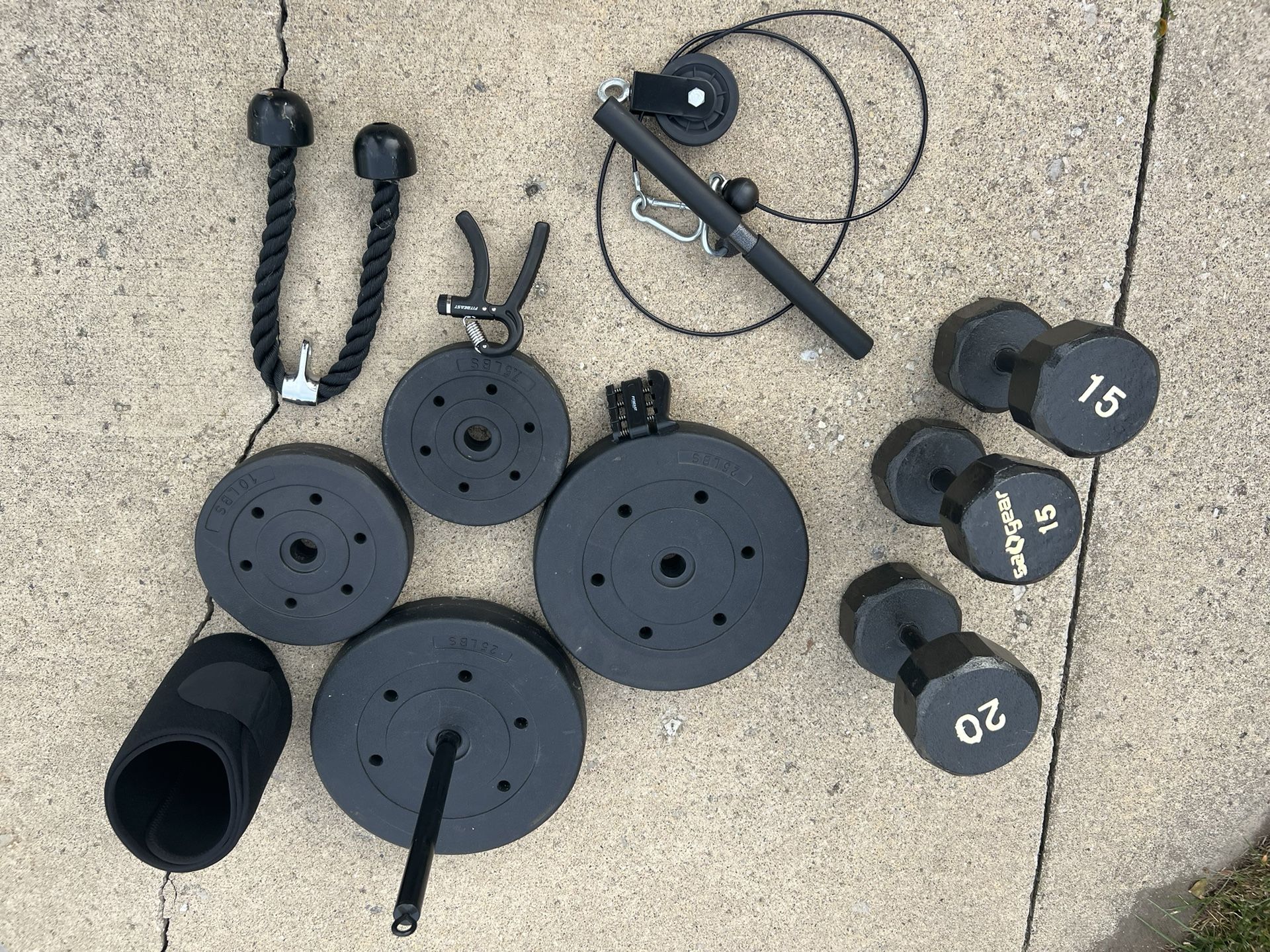 Workout - Dumbbells - Weight Plates