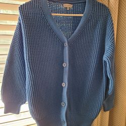 Qualfort Blue Cardigan