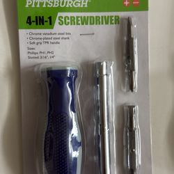 Pittsburgh 4 In 1 ScrewDriver