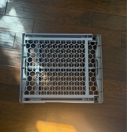 Gray Plastic Expandable Safety Gate
