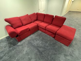 Red Sectional Sofa