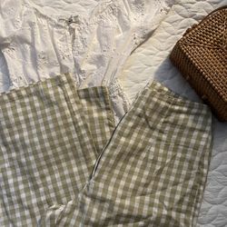 Plaid Billabong x The Salty Blonde Pants 