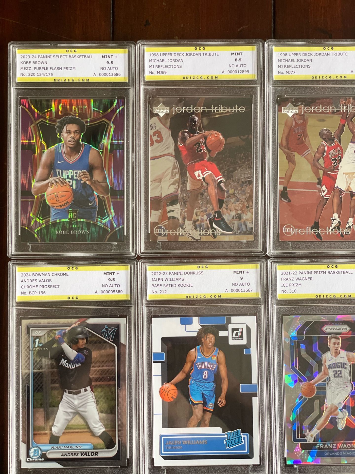 Large Sports Card Slab Collection
