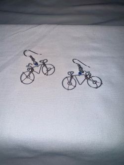 Bicycle earrings