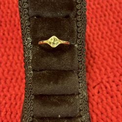 James Avery Initial Ring 