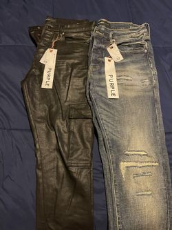 Purples Jeans Sz 33 And 32 