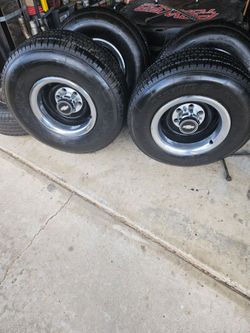 Chevy Rally Wheels with Tires Set of 4
