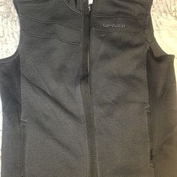 Spyder Mens Size XL Black Bandit Fleece Vest