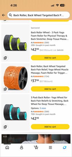 Yoga wheel $20