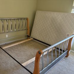 Queen Size Bed Frame and Mattess