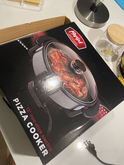 Pansini 12" Non-Stick Electric Pizza Cooker