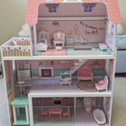 Wooden Doll House 