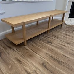 IKEA STOCKHOLM 2025 Shelving unit/Bench/TV Stand oak veneer, Excellent Condition Like New 