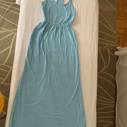 Holister Long Dress Blue XS