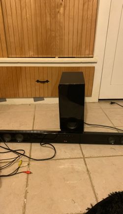 LG sound bar and sub