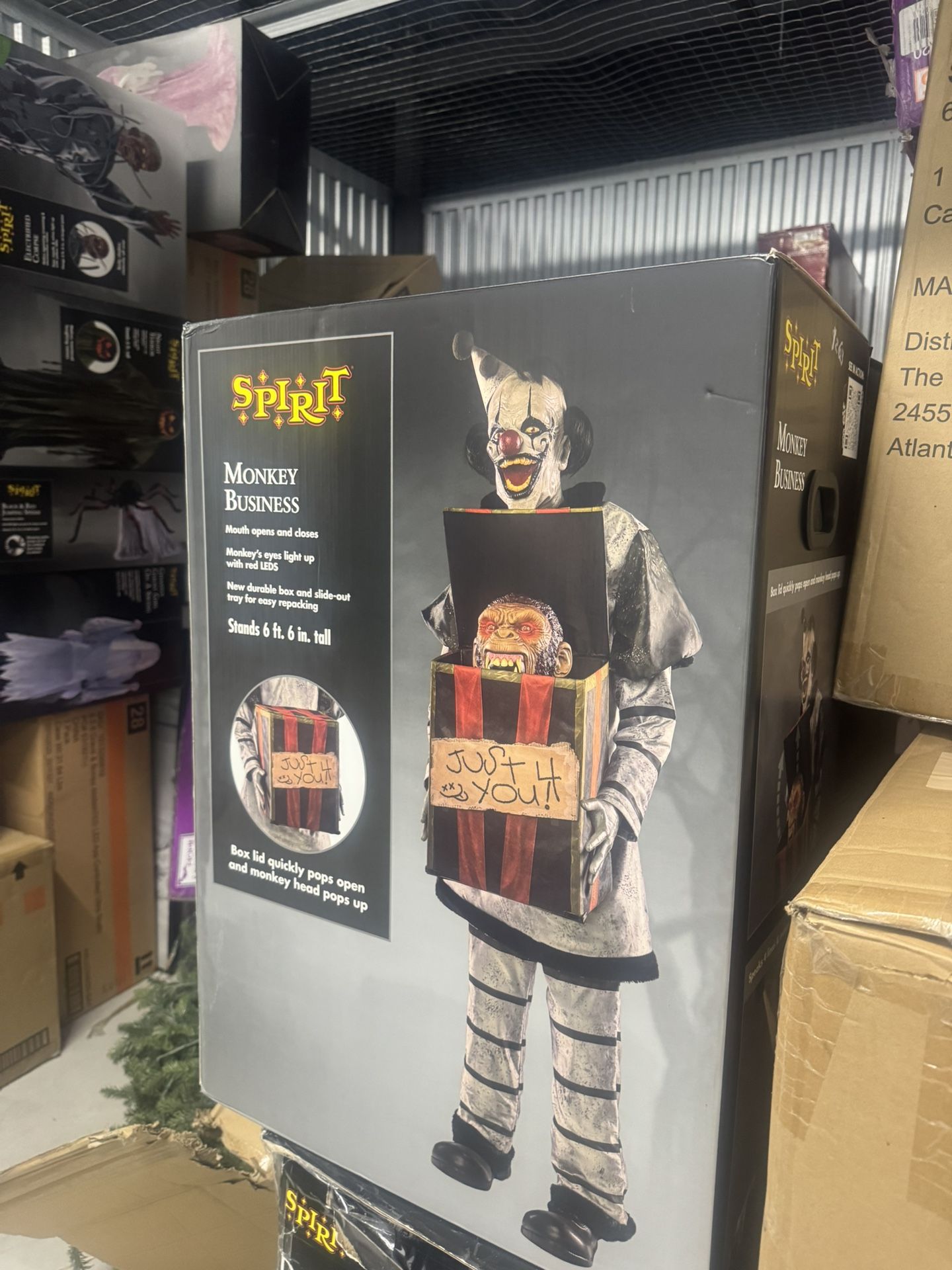 6 Ft 6 In Monkey Business Animatronic Halloween