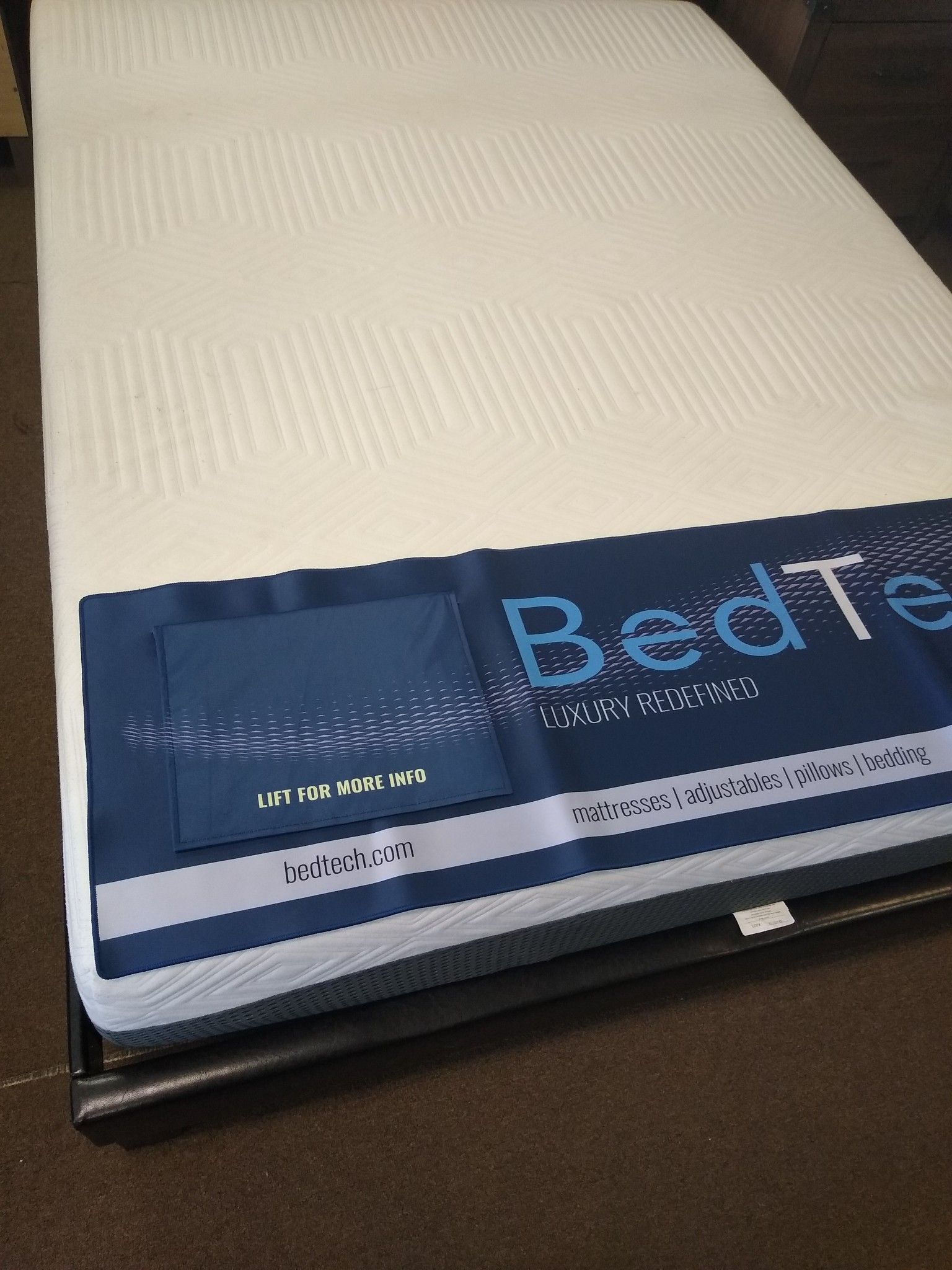 Queen size 10 inch BedTech Pure Gel Memory Foam Mattress