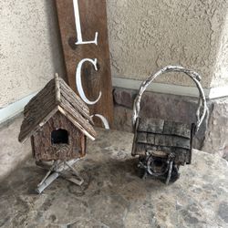 Wooden Rustic Birdhouse $20 Each 