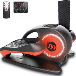 Under Desk Stepper Elliptical Compact Portable Machine Magnetic Resistance Remote Control