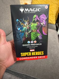 Mtg Marvel Doom Prevails Commander Deck