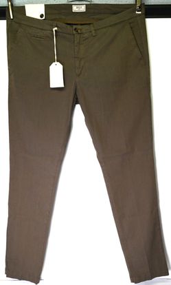 NEW Briglia 1949 Men's Slim Fit Chino Pants Size IT 56 US 42 Khaki Brown Italy