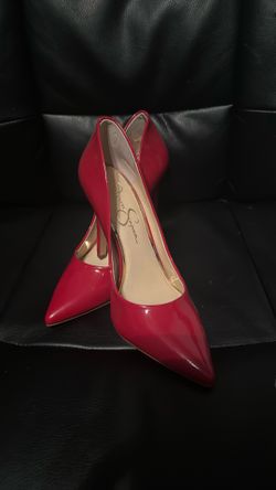 Red Patent Leather Jessica Simpson Pumps
