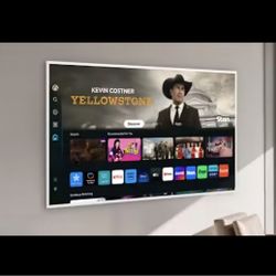 75-inch SAMSUNG QLED The Frame 4K Smart TV UHD HDR (2024 Model)