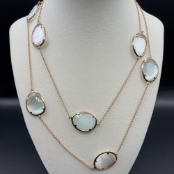32” 925 Gold Tone Necklace 
