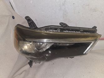 2014 2020 toyota 4runner passenger halogen headlight